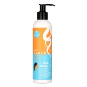 4‎ Pk Bundle CURLS Hair Under There BOMB Braid in Conditioner 8oz Unisex